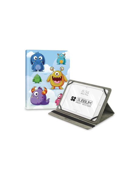 SUBBLIM Funda Tablet Universal TRENDY CASE MONSTERS 11"