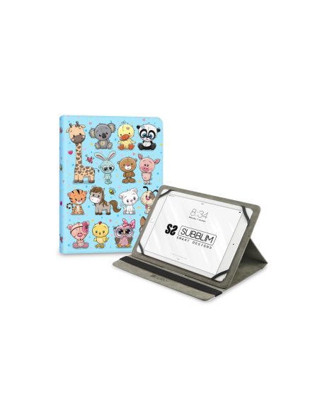 SUBBLIM Funda Tablet Universal TRENDY CASE ANIMALS 11"