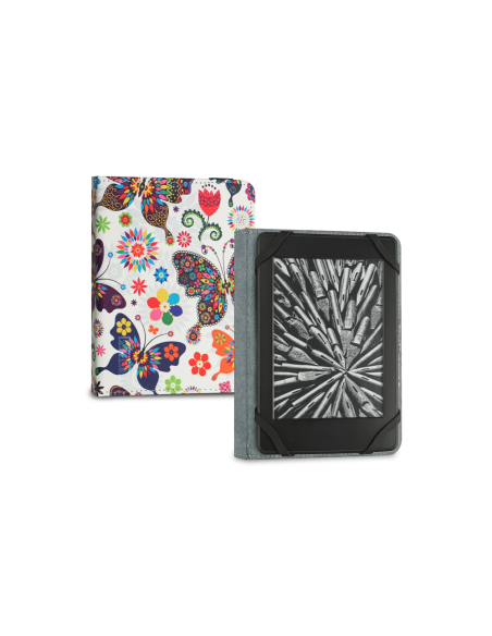 SUBBLIM Funda Libro Electrónico Clever Ebook Case 6" Mariposas