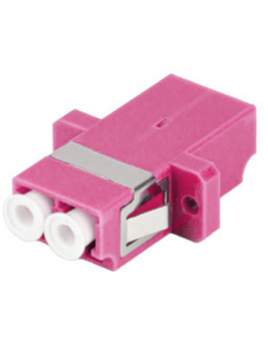 Lanberg FA-LCUP-MD41-0001-VT adaptador de fibra óptica LC 1 pieza(s) Púrpura, Blanco