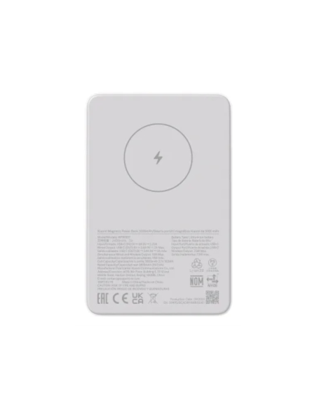 Xiaomi WPB0507 batería externa Ión de litio 5000 mAh Cargador inalámbrico Blanco