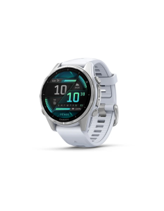 Garmin Fenix 8 3,3 cm (1.3") AMOLED 43 mm Digital 416 x 416 Pixeles Pantalla táctil Plata Wifi GPS (satélite)