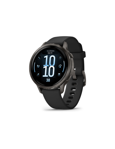 Garmin Venu 4 3,05 cm (1.2") AMOLED 41 mm Digital 390 x 390 Pixeles Pantalla táctil Negro Wifi GPS (satélite)