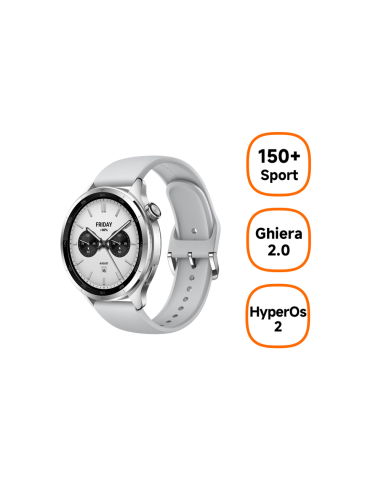 Xiaomi S4 3,63 cm (1.43") AMOLED 47.3 mm Digital 466 x 466 Pixeles Pantalla táctil Plata