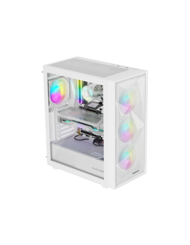GENESIS Diaxid 605 ARGB Midi Tower Blanco