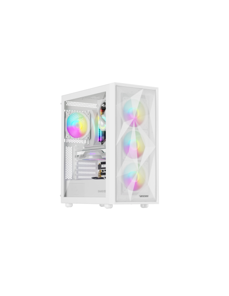 GENESIS Diaxid 605 ARGB Midi Tower Blanco