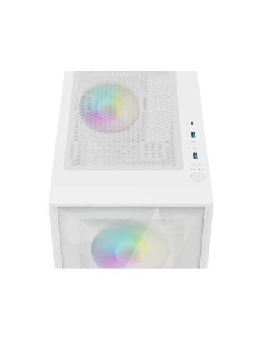 GENESIS Diaxid 605 ARGB Midi Tower Blanco