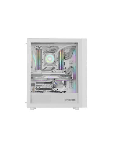 GENESIS Diaxid 605 ARGB Midi Tower Blanco