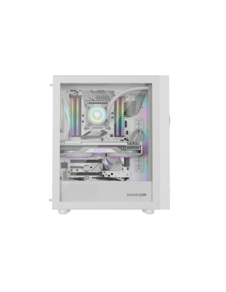 GENESIS Diaxid 605 ARGB Midi Tower Blanco