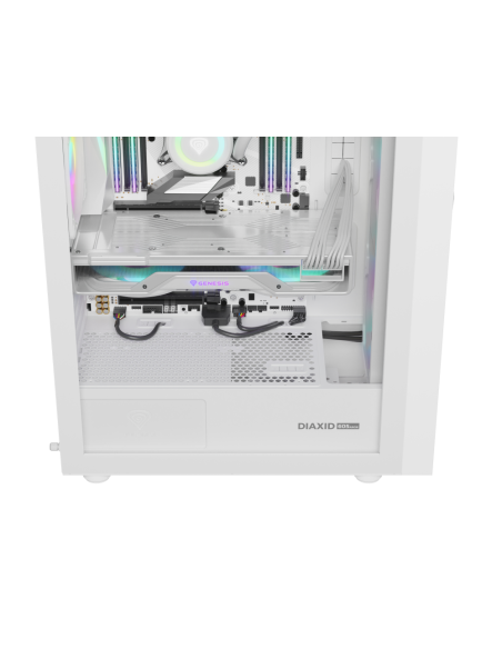 GENESIS Diaxid 605 ARGB Midi Tower Blanco