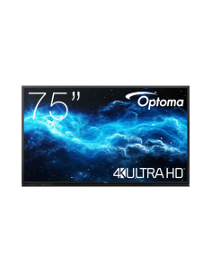 Optoma 3752RK Panel plano interactivo 190,5 cm (75") LED Wifi 400 cd / m² 4K Ultra HD Negro Pantalla táctil Procesador incorpora