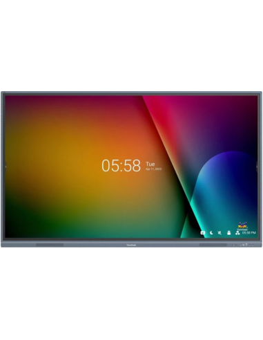 Viewsonic IFP7533-G pantalla de señalización Panel plano interactivo 190,5 cm (75") LCD 350 cd / m² 4K Ultra HD Negro Pantalla t