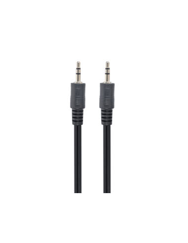 Gembird 1.2m, 3.5mm/3.5mm, M/M cable de audio 1,2 m 3,5mm Negro