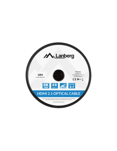Lanberg CA-HDMI-30FB-0100-BK cable HDMI 10 m HDMI tipo A (Estándar) Negro
