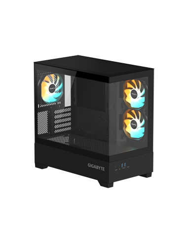 GIGABYTE C201 PANORAMIC Midi Tower Negro
