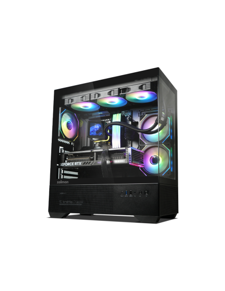 Zalman CHRONIX BLACK Midi Tower Negro
