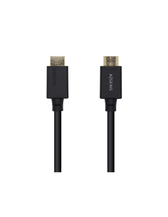 AISENS Cable HDMI V2.1 Ultra Alta Velocidad / HEC Certificado 8k@60Hz 48Gbps, A/M-A/M, Negro, 1.0m