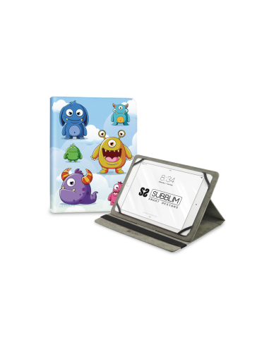 SUBBLIM Funda Tablet Universal TRENDY CASE MONSTERS 11"