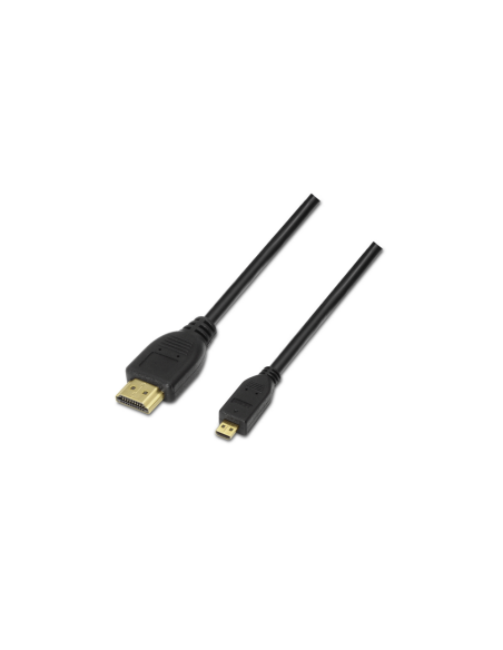 AISENS A119-0117 cable HDMI 1,8 m HDMI tipo A (Estándar) HDMI tipo D (Micro) Negro