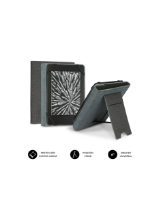 SUBBLIM FUNDA EBOOK CLEVER STAND 6'' GREY