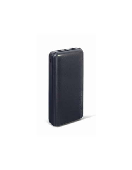Gembird PB20-02 batería externa Polímero de litio 20000 mAh Negro