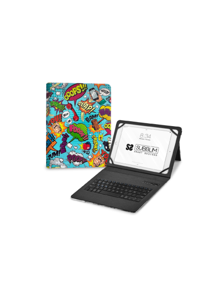 SUBBLIM Funda con Teclado Keytab Pro BT Trendy Comic