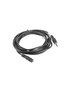 Lanberg CA-MJFJ-10CC-0030-BK cable de audio 3 m 3,5mm Negro