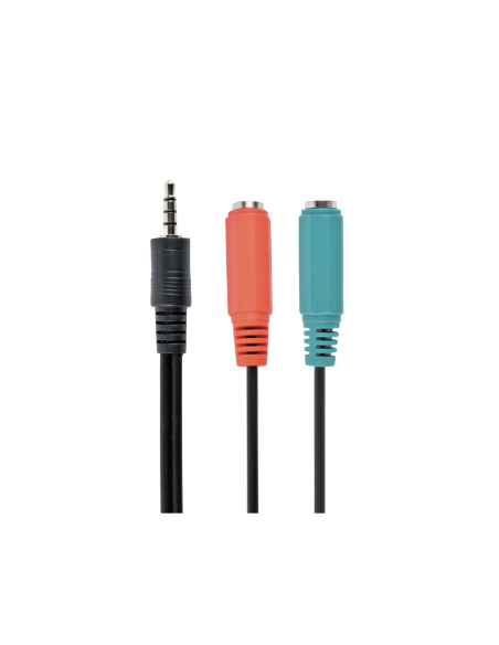 Gembird CCA-417 cable de audio 0,2 m 3,5mm 2 x 3.5mm Negro