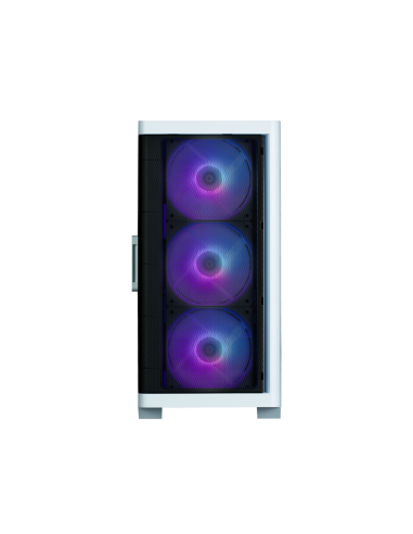 Zalman M4 WHITE carcasa de ordenador Mini Tower Negro, Blanco