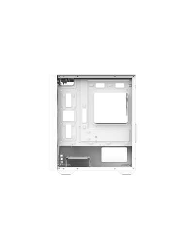 Zalman M4 WHITE carcasa de ordenador Mini Tower Negro, Blanco