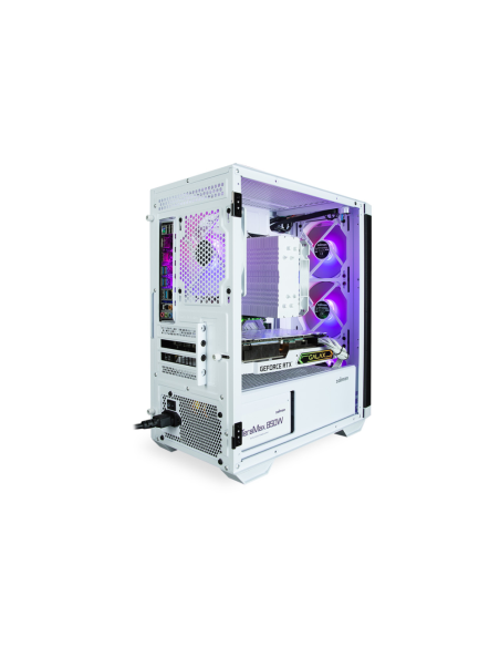 Zalman M4 WHITE carcasa de ordenador Mini Tower Negro, Blanco