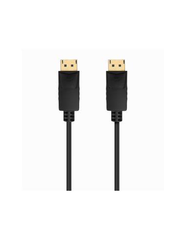 AISENS Cable DISPLAYPORT V1.2 CCS 4K@60Hz, DP/M-DP/M, Negro, 1.0m