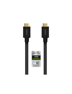 AISENS Cable HDMI V2.1 Ultra Alta Velocidad / Hec 8K@60Hz 48Gbps, A/M-A/M, Negro, 5.0M