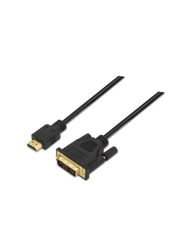 AISENS A117-0090 adaptador de cable de vídeo 1,8 m HDMI tipo A (Estándar) DVI 18+1 Negro