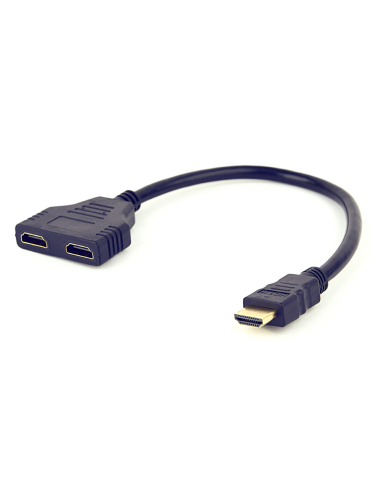 Gembird DSP-2PH4-04 cable HDMI HDMI tipo A (Estándar) 2 x HDMI Type A (Standard) Negro