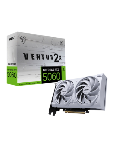 MSI GeForce RTX 5060 8G VENTUS 2X OC WHITE NVIDIA 8 GB GDDR7