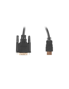 Lanberg CA-HDDV-20CU-0030-BK adaptador de cable de vídeo 3 m HDMI tipo A (Estándar) DVI-D Negro