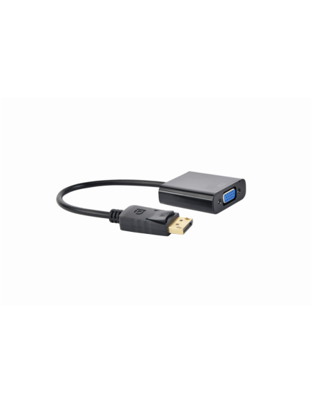 Gembird A-DPM-VGAF-02 adaptador de cable de vídeo 0,15 m VGA (D-Sub) DisplayPort Negro