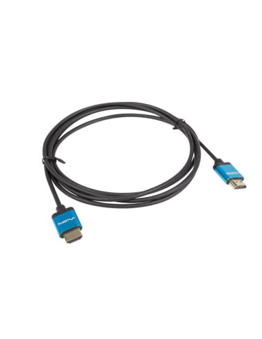 Lanberg CA-HDMI-22CU-0010-BK cable HDMI 1 m HDMI tipo A (Estándar) Negro, Azul