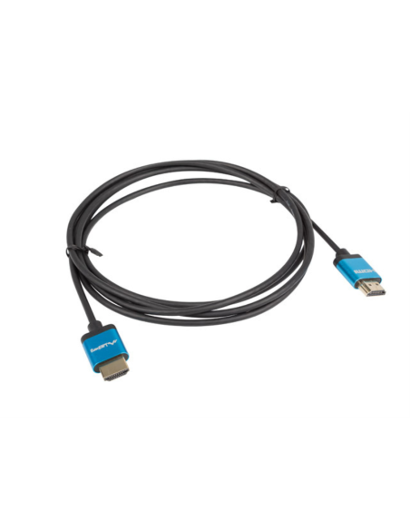 Lanberg CA-HDMI-22CU-0010-BK cable HDMI 1 m HDMI tipo A (Estándar) Negro, Azul