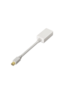 AISENS A125-0138 adaptador de cable de vídeo 0,15 m Mini DisplayPort HDMI Blanco