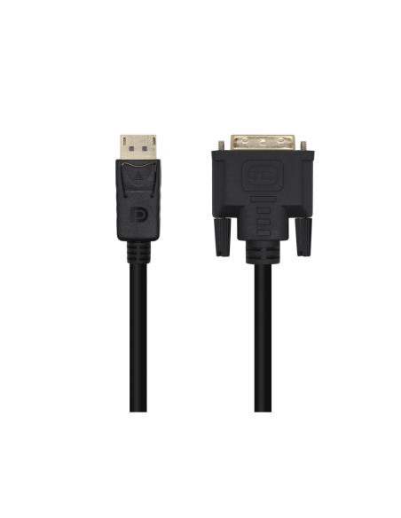 AISENS Cable Conversor DisplayPort A DVI, DP/M-DVI/M, Negro, 3.0m