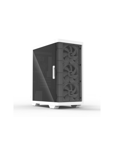 Zalman M4 WHITE carcasa de ordenador Mini Tower Negro, Blanco