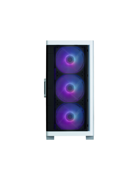 Zalman M4 WHITE carcasa de ordenador Mini Tower Negro, Blanco