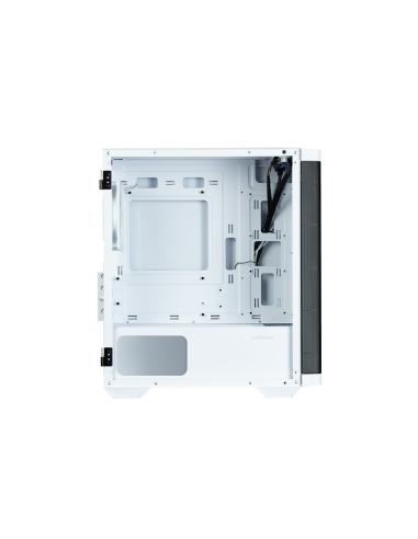Zalman M4 WHITE carcasa de ordenador Mini Tower Negro, Blanco