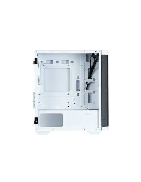 Zalman M4 WHITE carcasa de ordenador Mini Tower Negro, Blanco