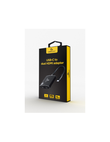 Gembird A-CM-HDMIF2-01 cable HDMI 0,15 m HDMI Type C (Mini) Negro