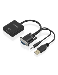 AISENS A115-0872 adaptador de cable de vídeo 0,2 m HDMI tipo A (Estándar) VGA (D-Sub) + 3.5mm + USB Type-A