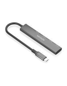 AISENS A109-0943 base para portátil y replicador de puertos Alámbrico USB 3.2 Gen 1 (3.1 Gen 1) Type-C 2