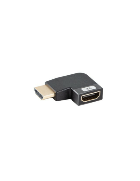 Lanberg AD-HDMI-09 adaptador de cable de vídeo HDMI tipo A (Estándar) Negro, Plata